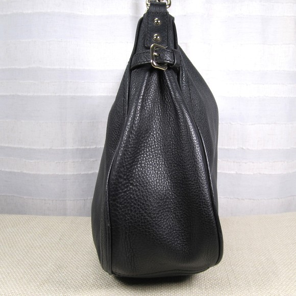 Kate Spade Pine Street Finley Hobo Bag in Black Pebbled Leather - Picture 3 of 15